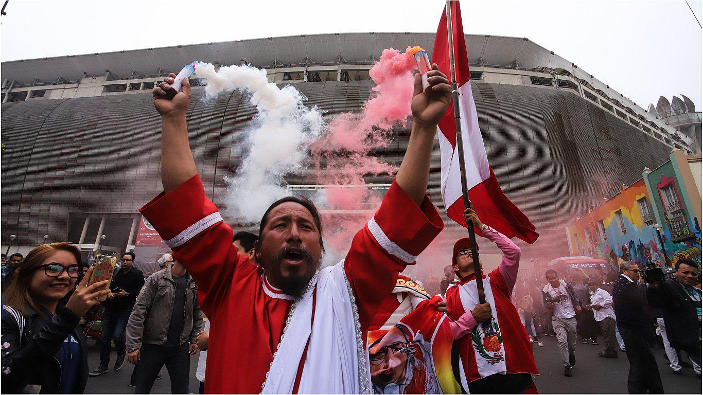 Hincha israelita viajó a Rusia para apoyar a la selección peruana en el Mundial (FOTOS)