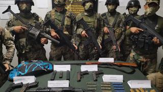 Fuerzas del orden incautan armas de guerra tras enfrentarse a presuntos terroristas en el Vraem