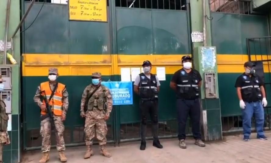 Mercado Año Nuevo fue cerrado. (Foto: Municipalidad de Comas)