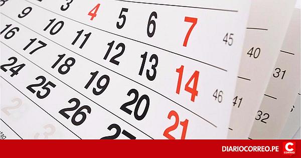 Oficialmente declaran 14 días feriados y dos fines de semana largos en 2018