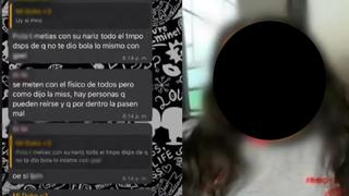 Colegio Saco Oliveros: Los reveladores chats de compañeros de la menor que cayó de un cuarto piso