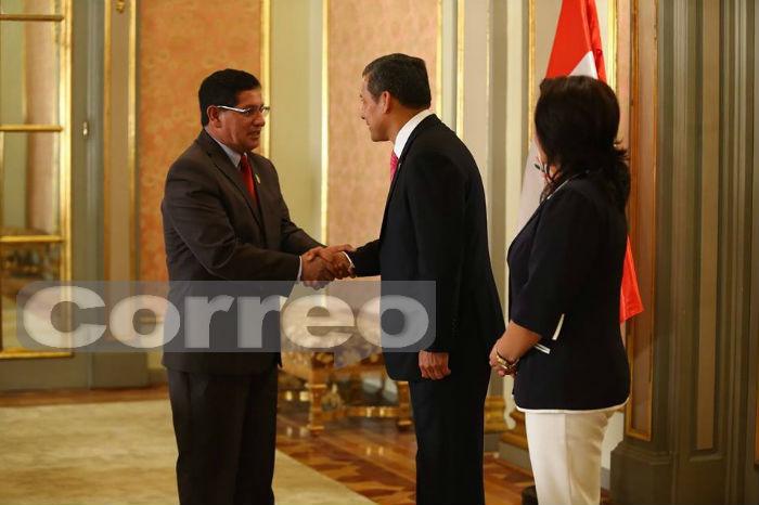 Ollanta se reúne con presidente regional de Huancavelica