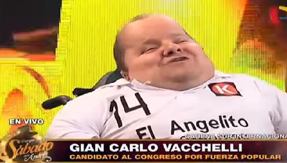 ​Fuerza Popular: Gian Carlo Vacchelli habría regalado S/. 3 mil en televisión (VIDEO)