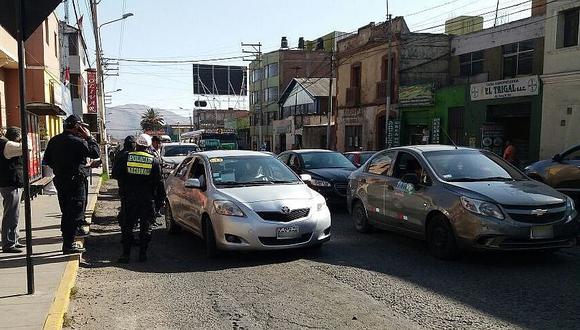 Policías de Arequipa en busca de “Los marcas”