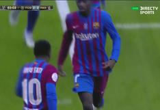 Barcelona vs. Real Madrid: Ansu Fati define para poner el 2-2 en la Supercopa de España (VIDEO)