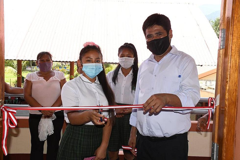 Vraem: Inauguran moderno colegio con mobiliario y equipos de cómputo en Pichari