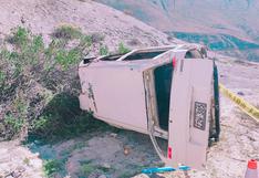 Tacna: Conductor muere al caer combi a barranco por carretera en mal estado