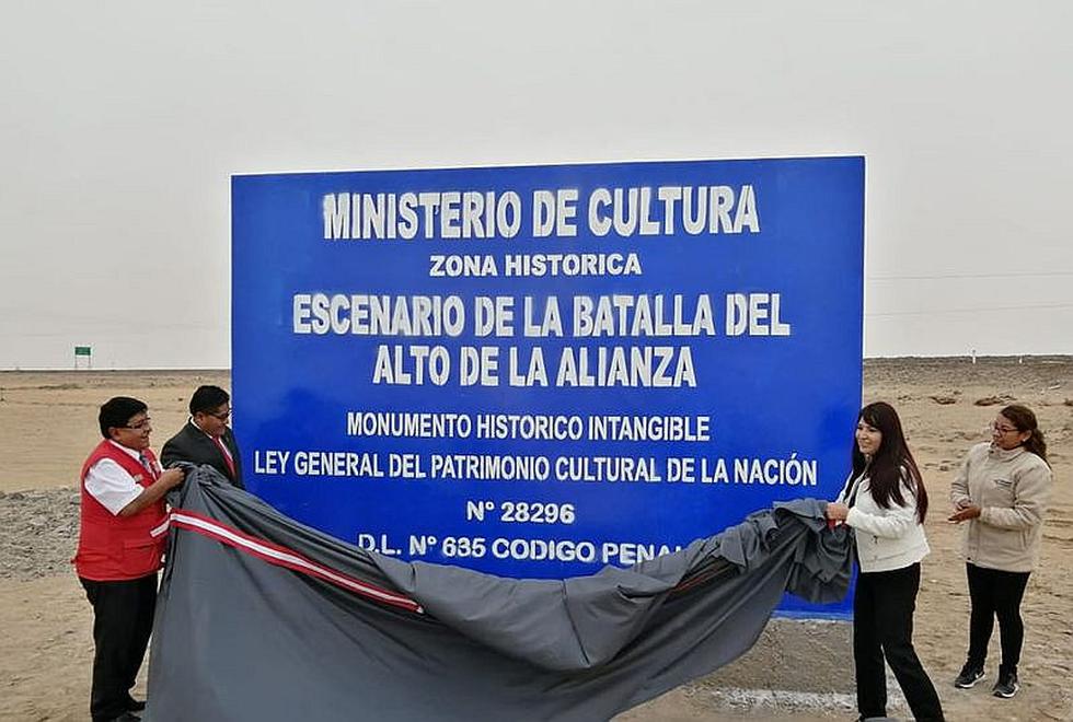 Cultura delimita escenario de batalla Alto de la Alianza