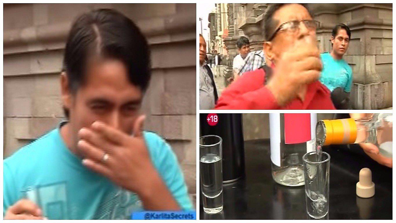 Peruanos realizan prueba y diferencian entre el pisco peruano y el aguardiente chileno (VIDEO)