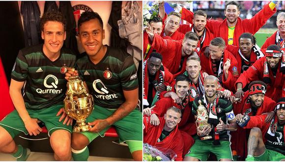 ​Renato Tapia: Feyenoord se proclamó campeón de la Copa de Holanda