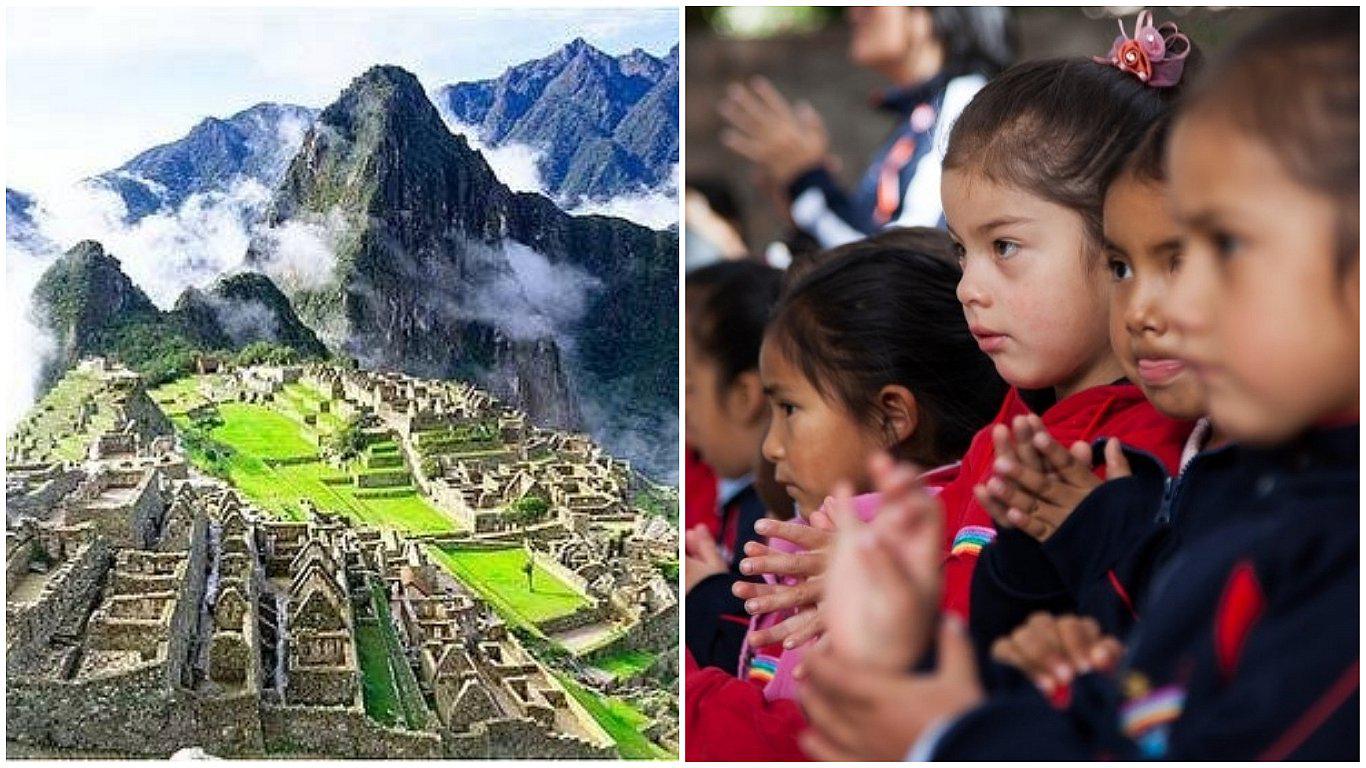 ​Machu Picchu: Niños recibirán a turistas cantando villancicos