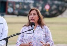 Dina Boluarte recibió 12 motobombas de los EE.UU. para ayudar a familias afectadas por huaicos