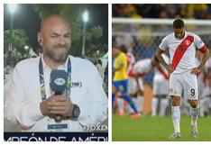 ​Peter Arévalo se quiebra durante transmisión en vivo por derrota de Perú en la Copa América (VIDEO)