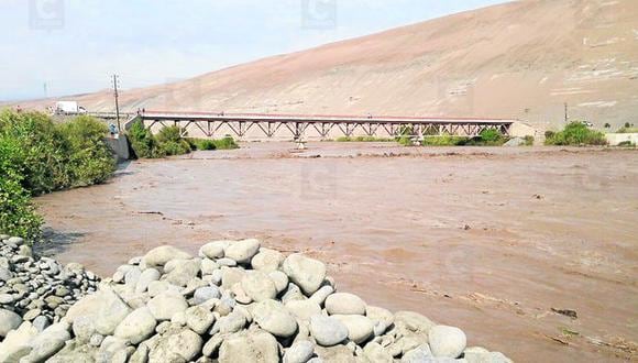 Arequipa: Aforo del río Tambo llega a los 400m3/s y preocupa a agricultores