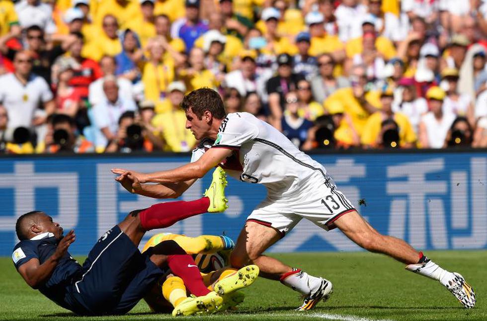 Brasil 2014: Vea los mejores momentos del partido Alemania - Francia (FOTOS)