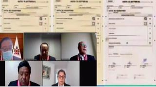 JNE emitió resultados de 8 apelaciones de actas observadas por Fuerza Popular y Perú Libre