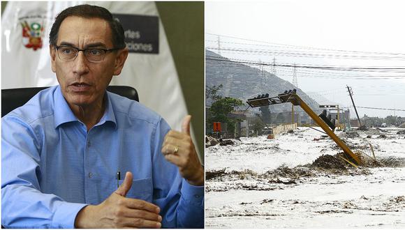Vizcarra afirma que la reconstrucción durará mínimo 2 o 3 años