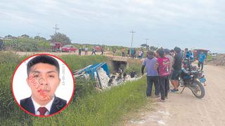 Lambayeque: Hombre fallece aplastado por un camión