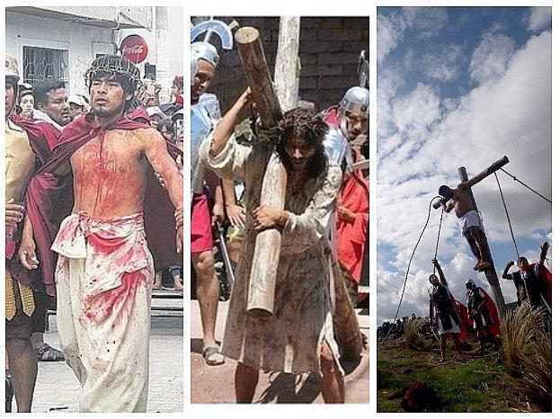 Miles celebran Semana Santa en regiones