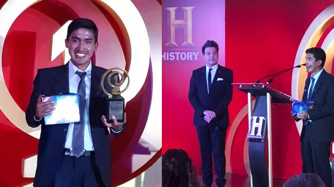 Julio Garay, creador de la galletas contra la anemia, ganó concurso de History Channel