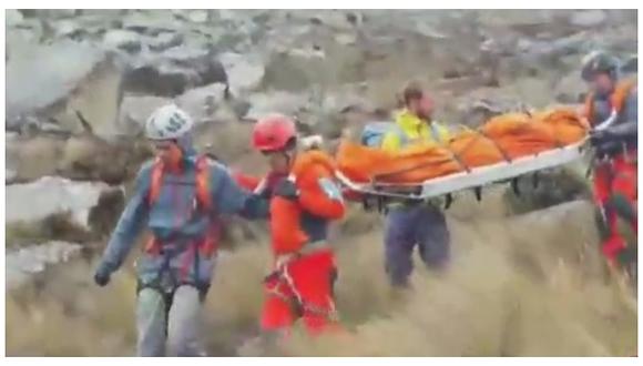 Cuerpos de montañistas argentinos fueron trasladados a la morgue de Huaraz (VIDEO)