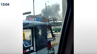 Cercado de Lima: al menos nueve unidades de bomberos atienden incendio en vivienda