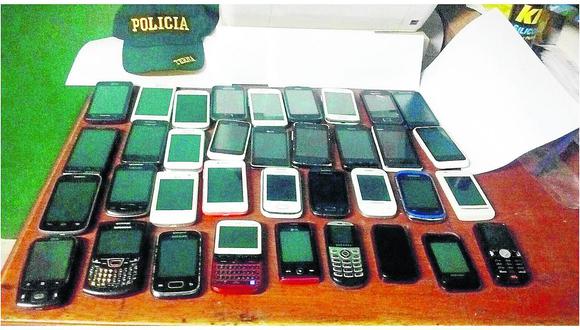 Policía captura a banda  ‘Los Rápidos’ que cayeron con  58 celulares