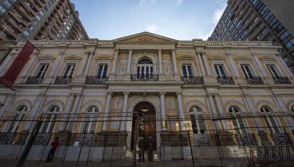 Vista general del Palacio de Pereira donde 155 miembros de la Asamblea Constituyente redactarán la nueva Constitución chilena en Santiago, el 16 de junio de 2021. (Martin BERNETTI / AFP).