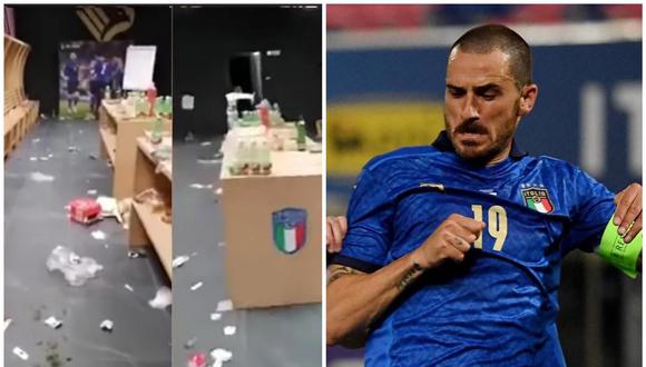 Leonardo Bonucci pidió disculpas por dejar el vestuario sucio con la selección de Italia. (Foto: EFE/Difusión)