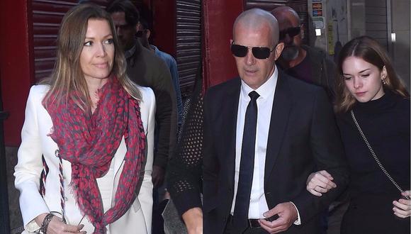 Antonio Banderas se refugia en su novia e hija tras la muerte de su madre