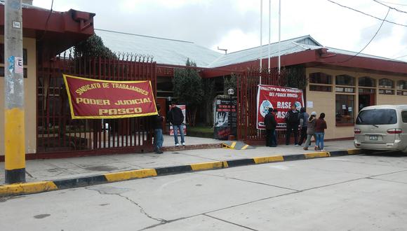 Trabajadores ​del Poder Judicial en huelga indefinida