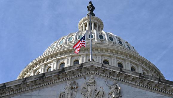El Capitolio de los Estados Unidos en Washington, DC, el 4 de diciembre de 2022. (Foto de Daniel SLIM / AFP)