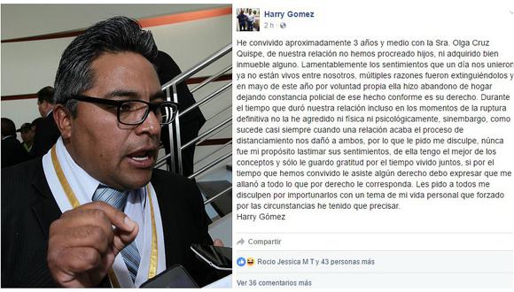 "NiUnaMenos: alcalde denunciado por violencia desmiente a su expareja