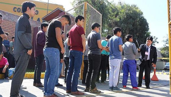 Se realizó examen vocacional para la Unsa en Arequipa