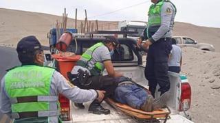 Accidente de tránsito deja un herido al ingreso al valle de Majes