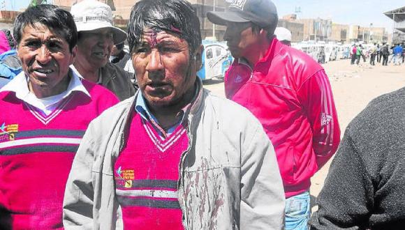 Disputa por paradero deja heridos a cuatro mototaxistas en Juliaca