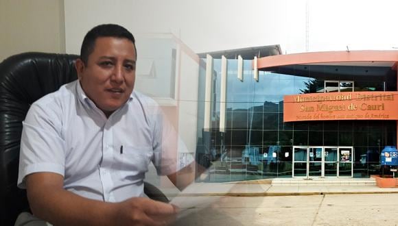 Alcalde de municipalidad de Cauri, Gide Falcón, reconoce que hubo mal manejo de expediente técnico/Foto: Correo