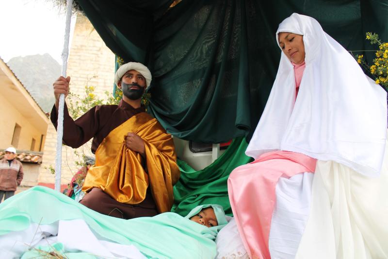 estudiantes de la ETS,escenifican nacimiento de Niño Jesús