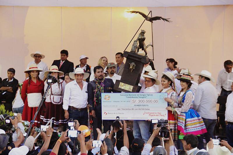 Municipio de Puyca ganó I concurso de Danzas Típicas de Arequipa