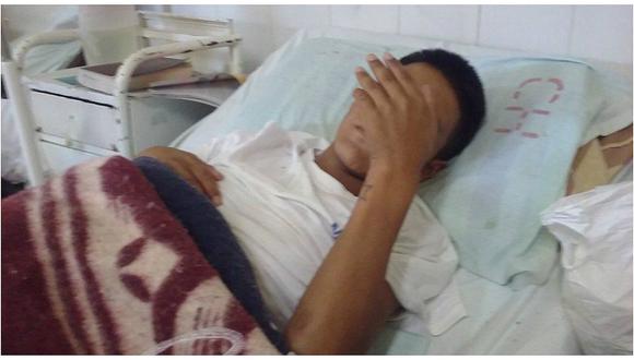 Huancayo: ​Adolescente acuchillado en asalto urge de tomografía