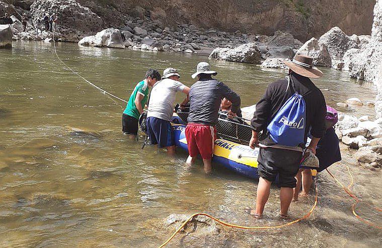 ​Padre fallece en el río luego de salir a pescar para alimentar a sus hijos en Arequipa