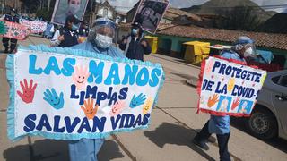 Realizan pasacalles en Huancavelica para sensibilizar a la población por el COVID-19