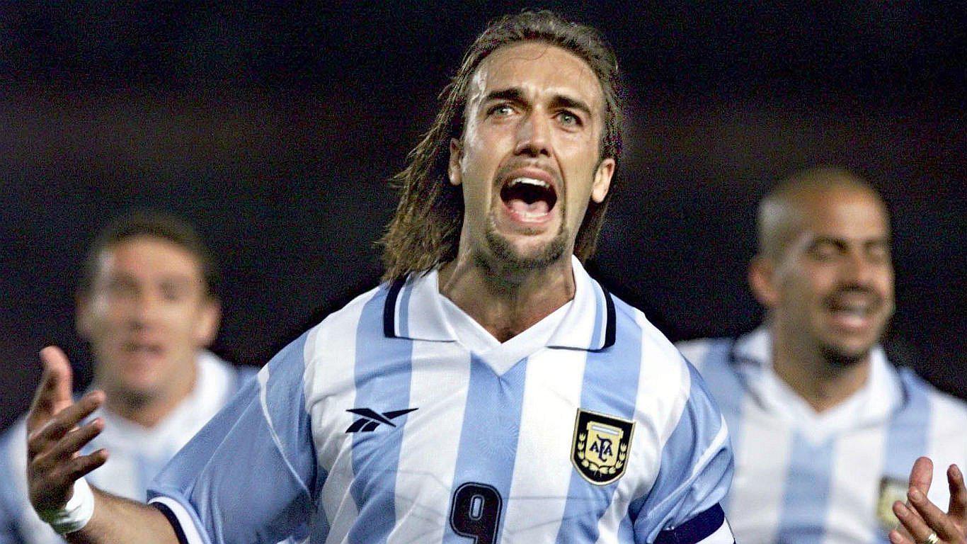 Gabriel Batistuta fue ignorado por jugadores de la selección argentina