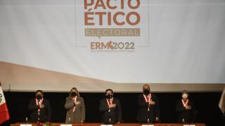 Elecciones 2022: Organizaciones políticas firmaron Pacto Ético Electoral en 24 regiones y en el Callao