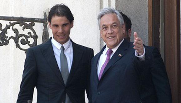 Rafael Nadal se reúne con Sebastián Piñera a su llegada a Chile