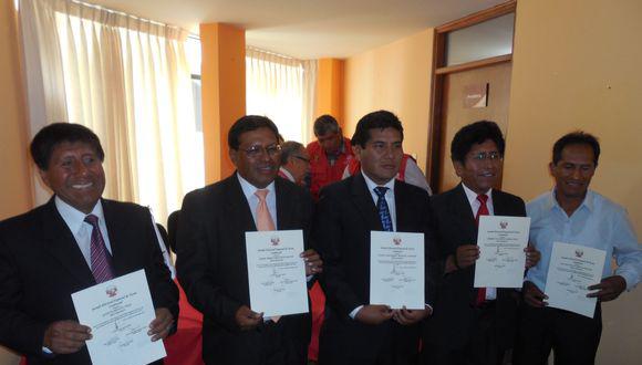 Flamantes consejeros regionales prometen trabajar por el desarrollo de Tacna