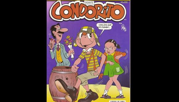 Condorito homenajea a "Chespirito" con el "Condorchavo"