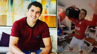 Aldo Corzo bailó en el camerino tras victoria de Perú ante Venezuela (VIDEO)