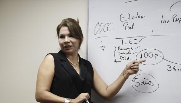 Fiscal Marita Barreta explica a Correo la importancia de que el proceso llegue a sentencia. Foto: César Campos