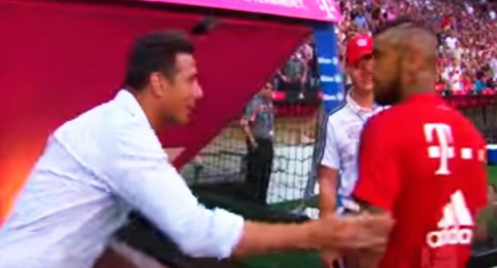 Claudio Pizarro le da lección al chileno Arturo Vidal ...